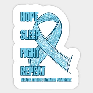 Hope, Sleep, Fight, Repeat Sticker